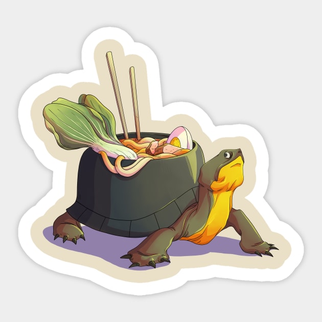 Udon Turtle Sticker by Victoria Hamre